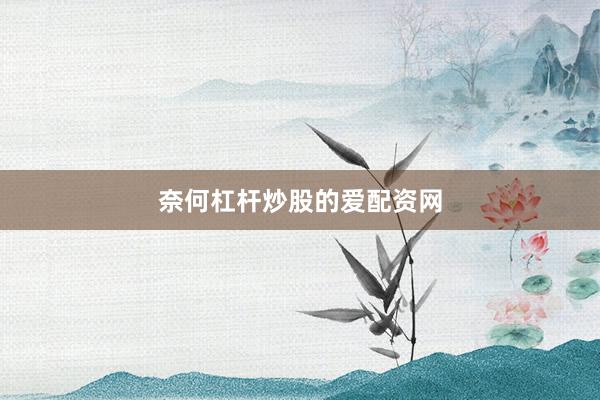 奈何杠杆炒股的爱配资网